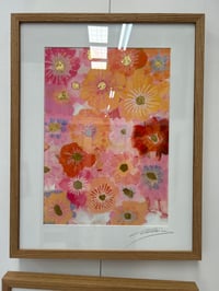 Image 4 of Fields of Light - Tangerine A3 PRINT