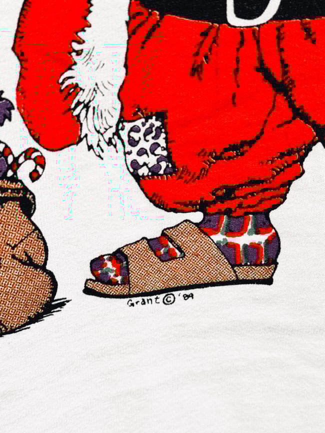 Never Worn! Grateful Dead 1989 ‘Jerry Santa’ Lot T-Shirt - Size XL