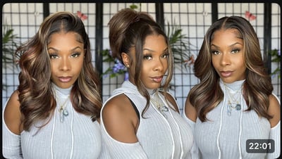 Image of Outre Airtied 13x6 HD Lace Frontal Wig - HHB-Loose Body Wave 18