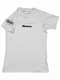 Image 1 of "Perform" compression shirt |White (Preorder)