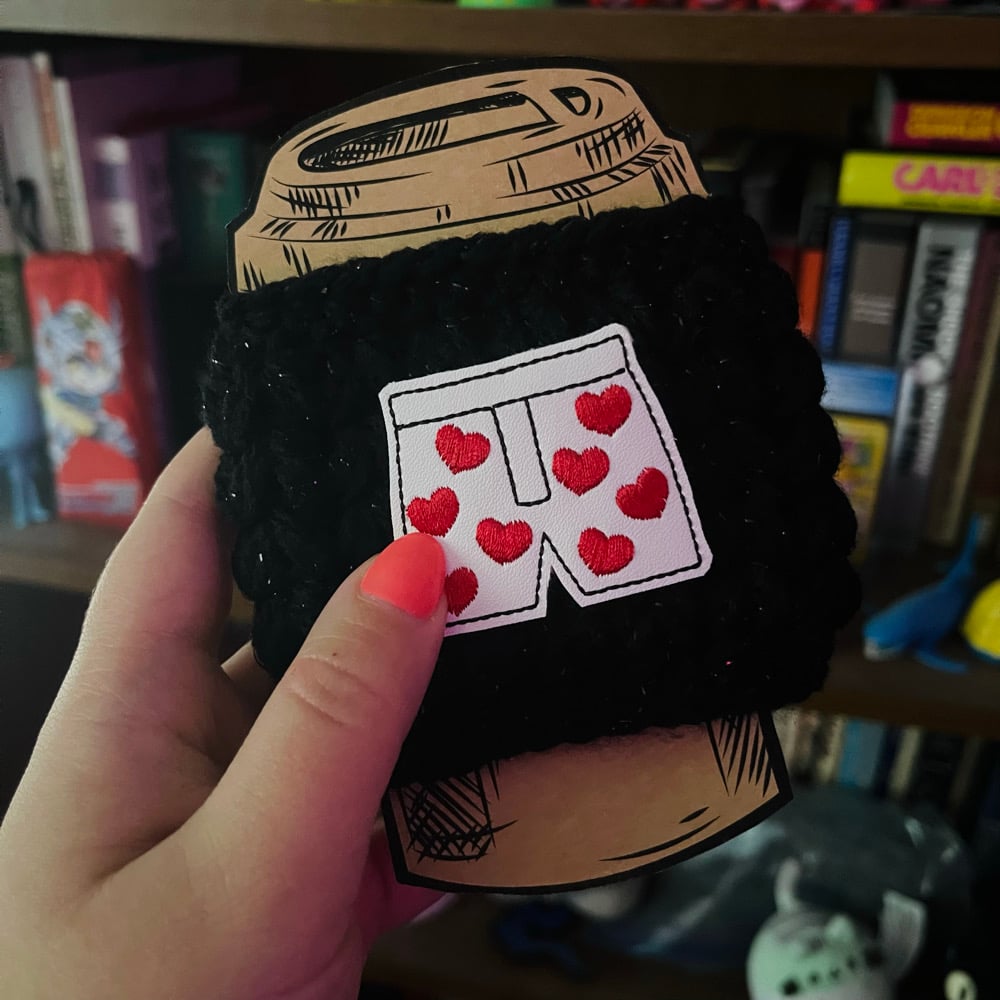 Image of Puff Stitch Feltie Cup Cozy