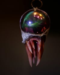 Image 11 of Chroma Fang Relic Pendant - 2" Handmade Color-Shift OOAK