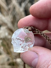 Image 3 of Crystal skull pendant.