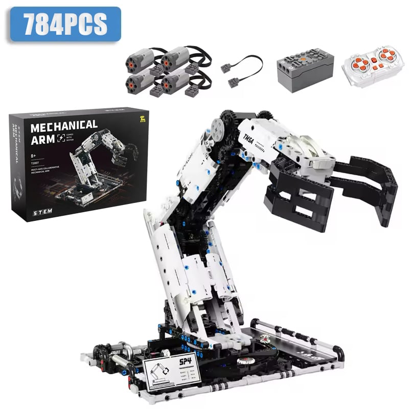 Image of IN STOCK T2007 Technical Programming the Robotic Arm Building Blocks Bricks Assembling Model Toys fo