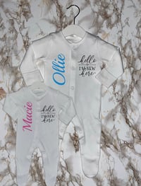 Hello I'm New Here Sleepsuit