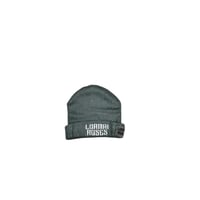 Image 1 of LR RHINESTONE BEANIE GRAY