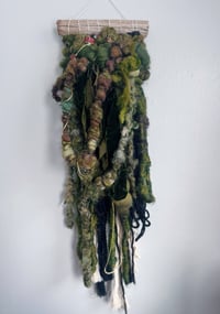 Image 8 of Forest Mushroom Fiber Art Pack | Weaving, Earrings & Embroidery Set