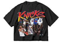 The City Is Back (White Cropped) Women Tee Black