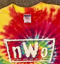 Image 3 of 1999 NWO "NO PEACE" TIE DYE SHIRT 