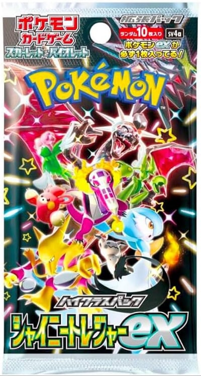 Image of Pokemon Card Game Japanese High Class Shiny Treasure SV4a Booster Pack (10 Cards Per Pack) 