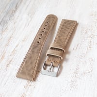 Image 4 of 20mm 40’s Style Watch Strap  - Missouri Grigio
