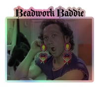 Image 1 of Beadwork Baddie Holographic sticker