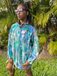 Image 2 of OSHUN Viewz Vintage Denim Jacket 