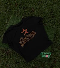 Black Glitter Crop Top