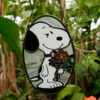 Beagle with a Bouquet