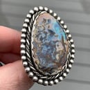 Image 4 of Boulder Opal Handmade Sterling Silver Statement Ring