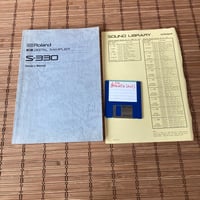 Image 5 of Roland S-330 • Digital Sampler • 12-Bit • 80s made in Japan • with manual and disc