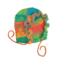 Image 3 of neon fruit bonnet