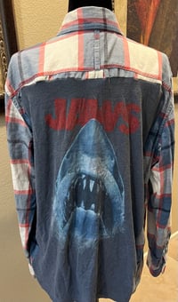Vintage Blue/Red/White Shirt Jaws