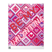 Image 4 of Wrapping paper roll (Be My Valentine)