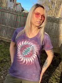 Image 4 of LARGE Ladies Bolt V-neck