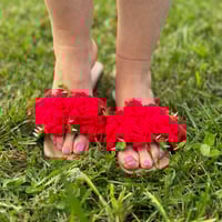 Image 1 of Sandalias - SPIKED Roses 