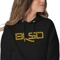 Image 3 of Blessed “Quick Text” Unisex eco raglan hoodie