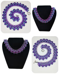 Image 1 of Purple Rondo a La Byzantine Necklace