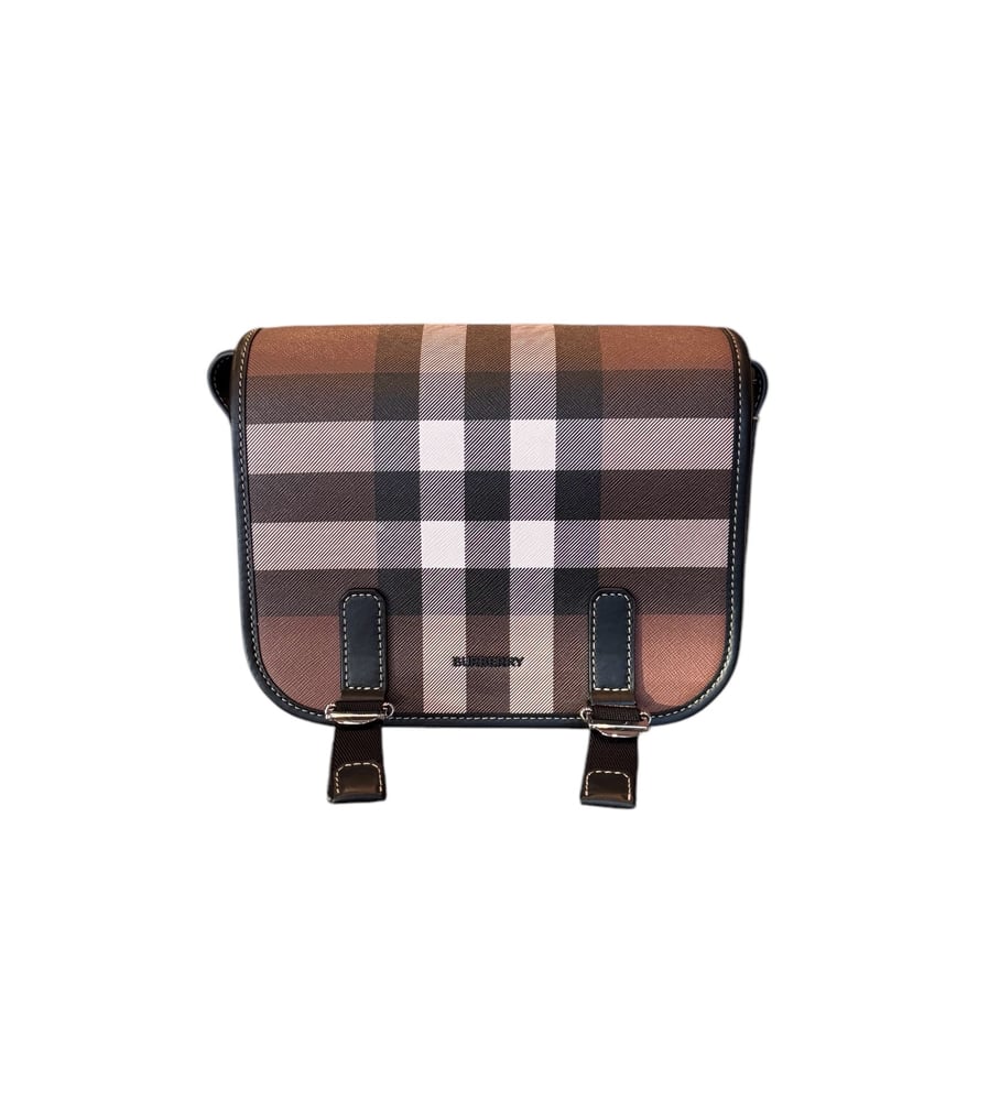 Image of Burberry Canvas/Leather Unisex Crossbody Bag 1201-1