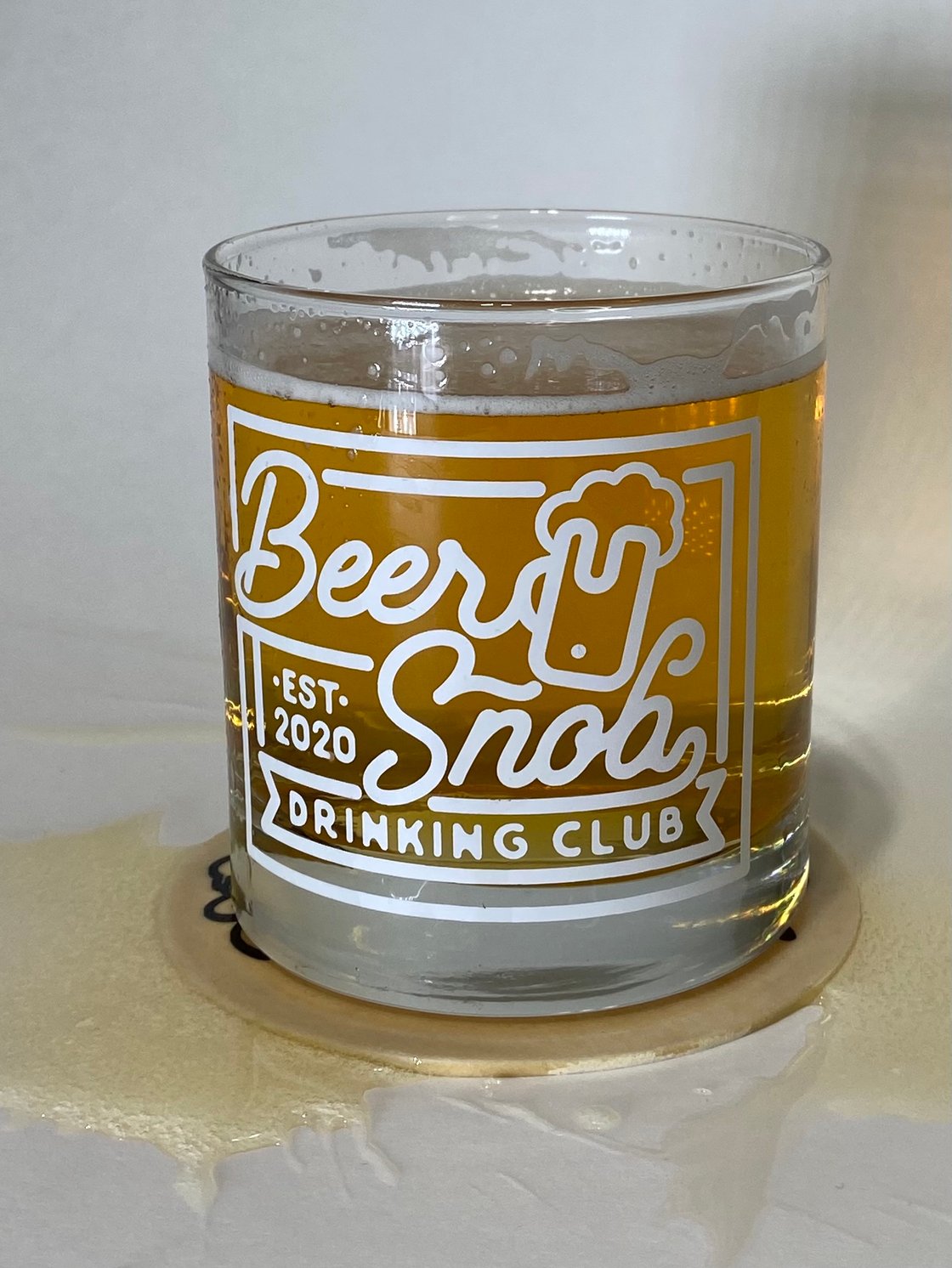 Image of Drinking Club Beer Bourbon Glass ***Free Shipping***