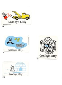 Image 4 of goodbye kitty stickers