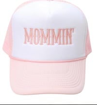 Image 1 of Mommin Trucker Hats 