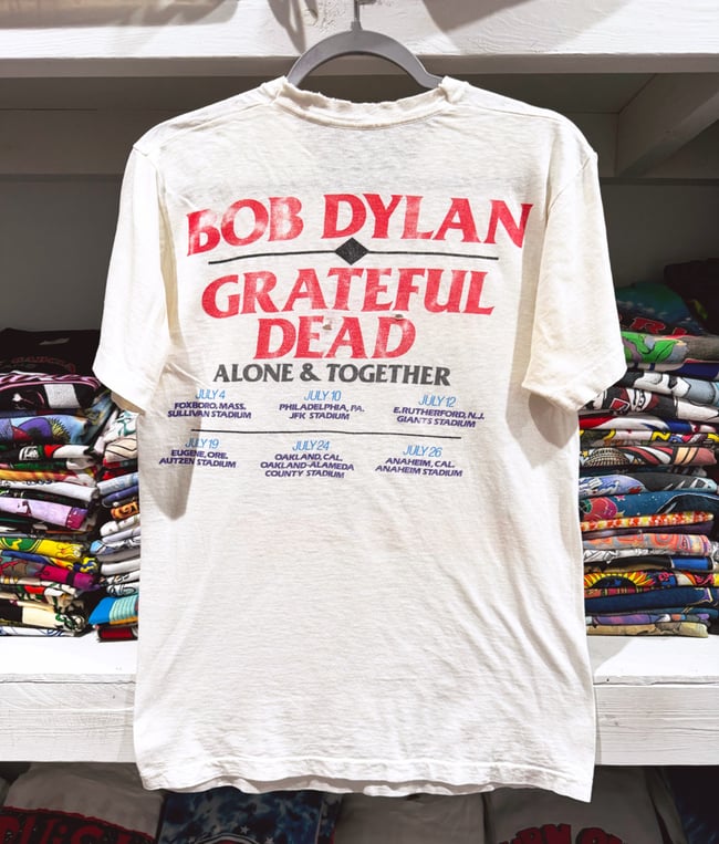 Grateful Dead 1987 Dylan & The Dead Lot T-Shirt - Fits M