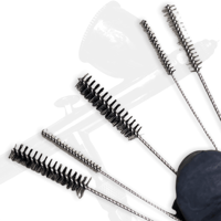 Image 2 of 6 pc Solvent Proof Gun Cleaning Brush Set 