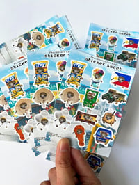 Image 1 of Philippines Cat meme sticker sheet