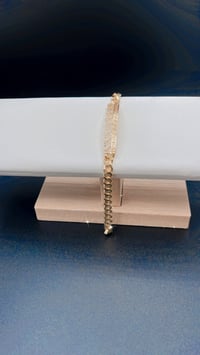 Image 3 of GOLD INFINITY DIAMOND BRACELET 