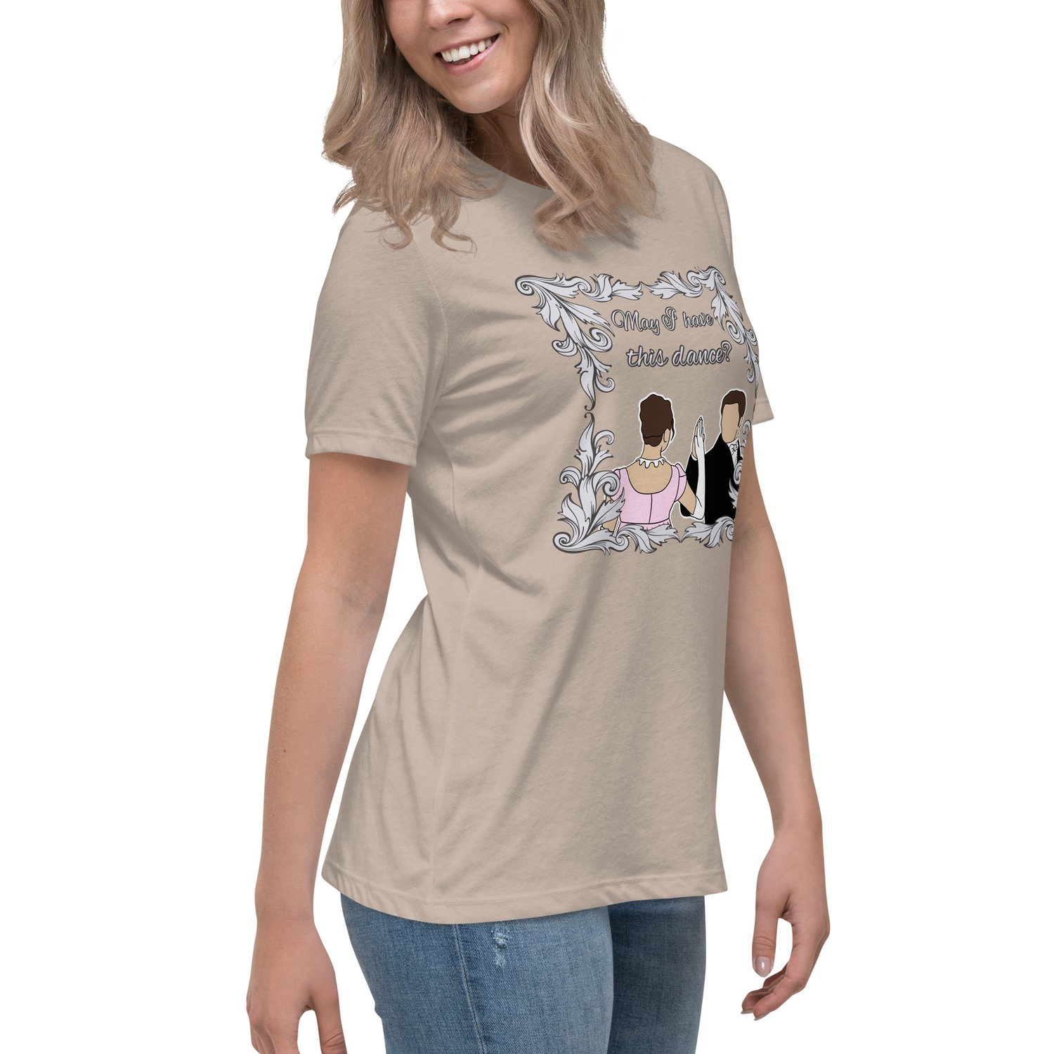 Image of Women's Relaxed T-Shirt dance bridgerton inspired 