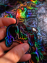 Image 2 of HORN OF GOOD TIMES Holo Sticker