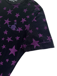 Image 2 of Vivienne Westwood Stars Print T-shirt - M