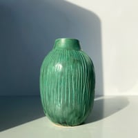 Image 1 of Carved Forest Moss Vessel 
