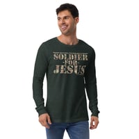 Image 11 of Soldier For Jesus Dark Unisex Long Sleeve Tee