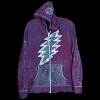 Image 2 of XL Ladies Lightweight Hoodie purple