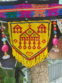 Image 3 of Tribal Boho belt three patches with hearts so cute