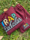 Burgundy “Trap Scholar” MMXXI Hoodie Set