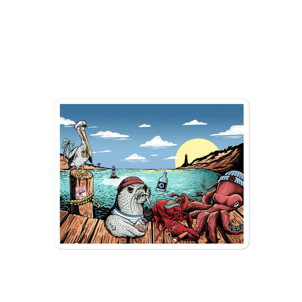 Dock Creatures stickers