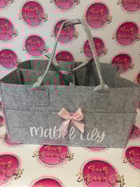 Image 1 of Felt nappy caddy