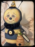 Bee handmade Folk Art Doll Spring Summer 
