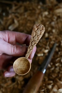 Image 1 of Falling Leaves Coffee Scoop •