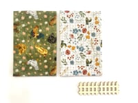 CHICKENS & FARM FLOWERS BUNDLE OF 2 