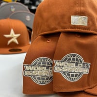 Image 3 of New Era 59Fifty Rust Orange Seashell